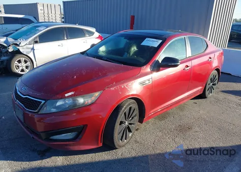 2012 Kia Optima Sx z USA, uszkodzony, nr VIN 5XXGR4A6XCG015946